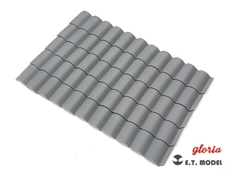 E.T. Model P35-205 WWII Roof Tiles Pantile Type 1/35 ( dachówki ) – imagen 2