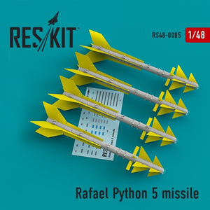 RESKIT RS48-0085 Rafael Python 5 missile (4 pcs) 1/48