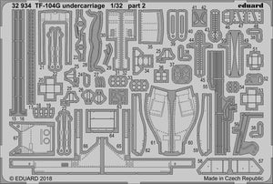 Eduard 32934 TF-104G undercarriage ITALERI 1/32 – Bild 2