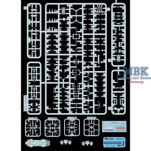 Maquette FlyHawk FH1119S HMS Kelly 1940 Édition Deluxe 1/700 – image 3