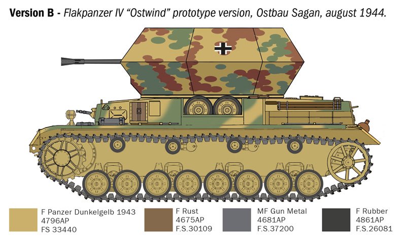 Italeri 6594 Flakpanzer IV Ostwind 1/35 – Bild 4