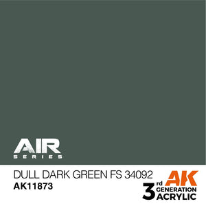 AK Interactive AK11873 DULL DARK GREEN FS 34092 – AIR 17 ml