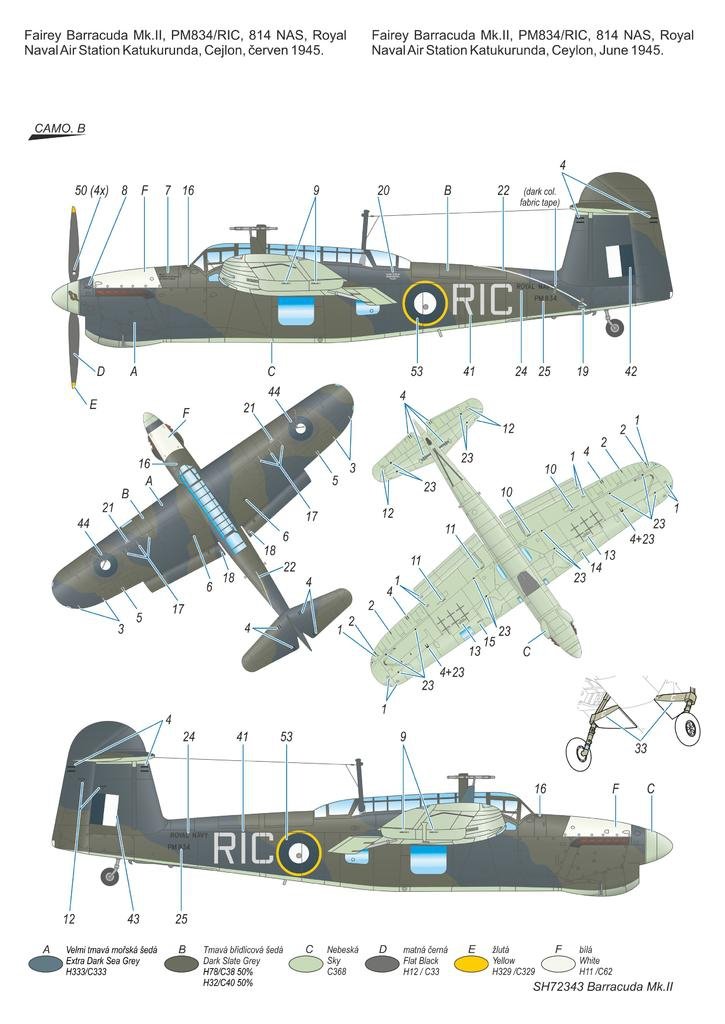 Special Hobby 72343 Fairey Barracuda Mk. II Pacific Fleet 1/72 – Bild 4