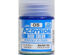 Gunze Sangyo BN05 Acrysion Base Color - Bleu 18ml