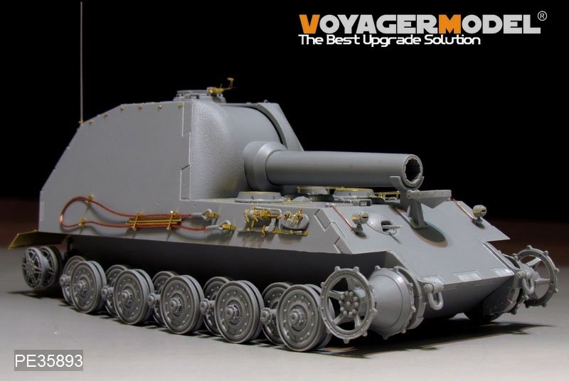 Mortier automoteur lourd allemand BAR 305 mm de la Seconde Guerre mondiale, modèle Voyager PE35893, pour maquettes AMUSING au 1/35 – image 2