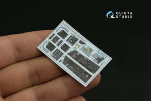 Quinta Studio QDS-32147 F/A-18B Early 3D-Printed &amp;amp; coloured Interior on decal paper (Academy) (Small version) 1/32 – zdjęcie 6