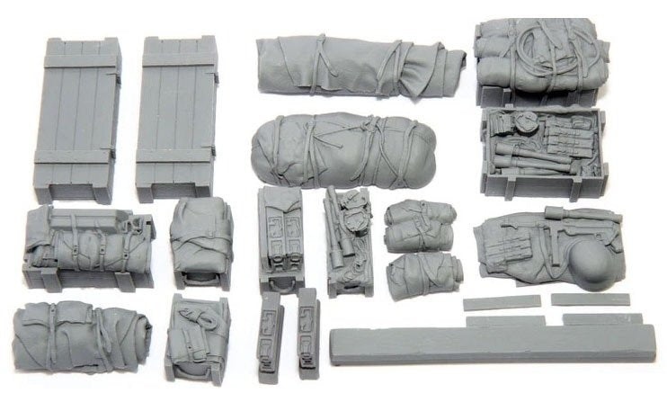 Das Werk A027 Kit de rangement pour char allemand A 1/16 