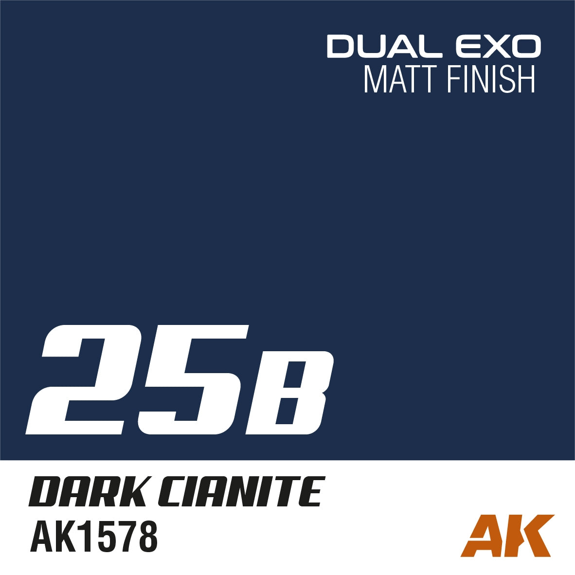 AK Interactive AK1578 DUAL EXO SCENERY 25B – DARK CIANITE 60ML – imagen 2