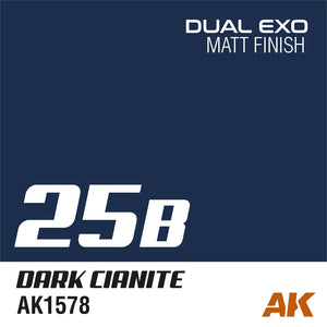 AK Interactive AK1578 DUAL EXO SCENERY 25B – DARK CIANITE 60ML – imagen 2