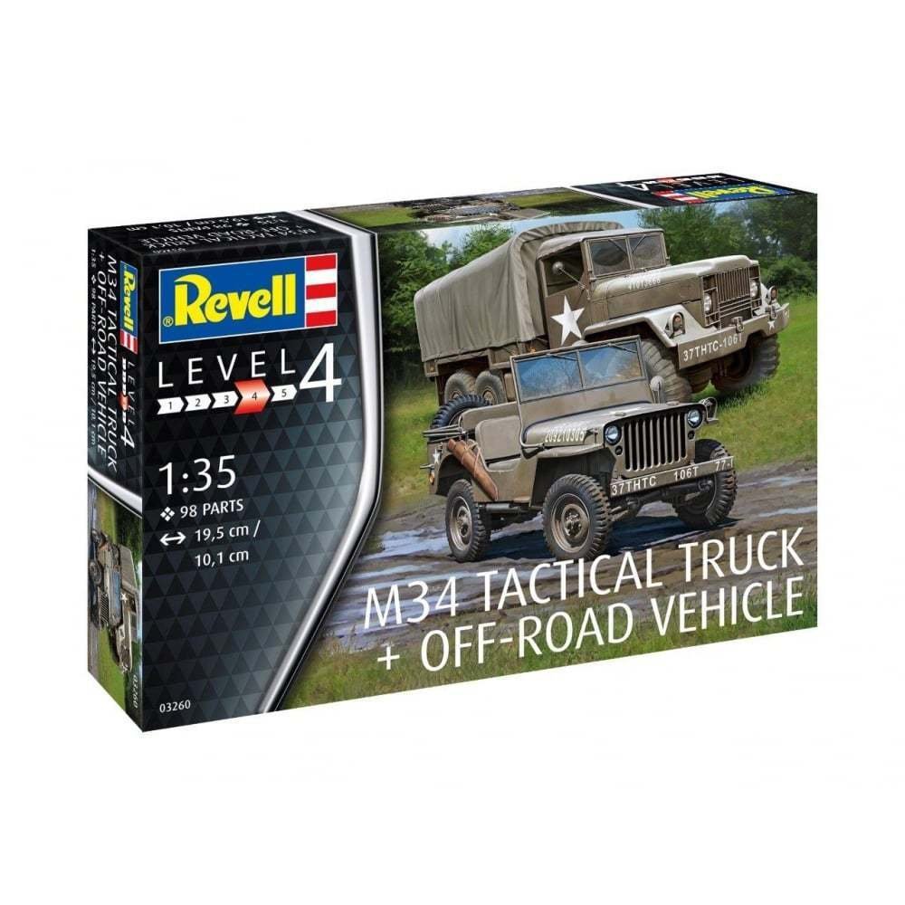 Revell 03260 M34 Tactical Truck + Off-Road Vehicle 1/35