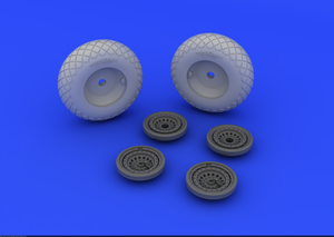 Eduard 672011 B-17G wheels 1/72 (REVELL) – imagen 3