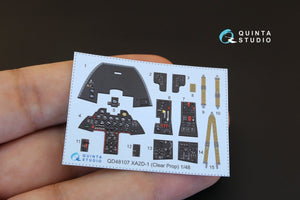 Quinta Studio QD48107 XA2D-1 3D-Printed &amp;amp; coloured Interior on decal paper (for Clear Prop kit) 1/48 – imagen 2