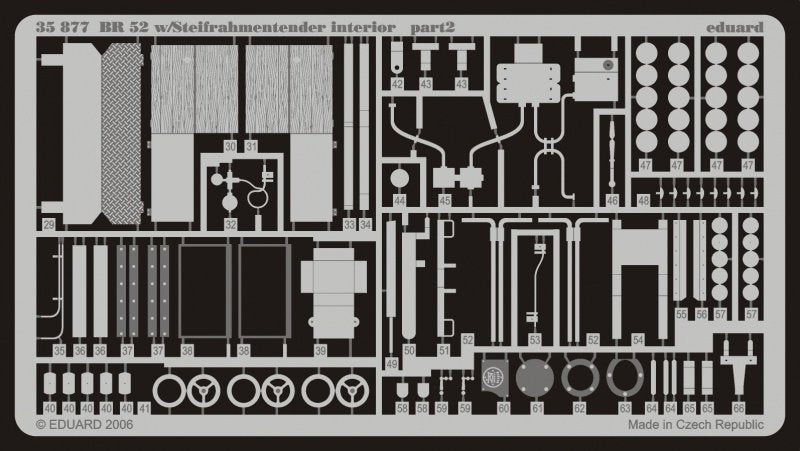Eduard 35877 BR 52 avec intérieur Steifrahmentender 1/35 Trumpeter – image 2