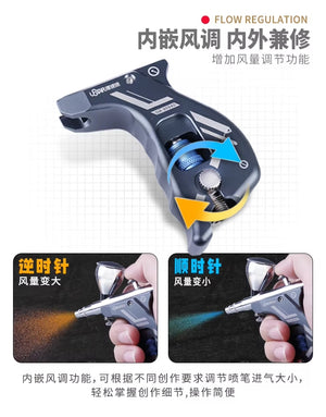 U-Star UA-90940 Airbrush Grip (Grey) – imagen 2