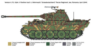 Italeri 7018 Sd.Kfz. 171 Pz.Kpfw. V Panther Ausf. A 1/72 – imagen 4