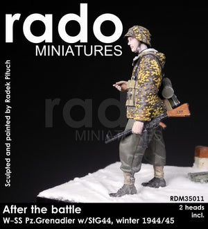 RADO Miniatures RDM35011 Après la bataille, Panzergrenadier W-SS avec StG44, hiver 1944/45 (1/35) – image 2