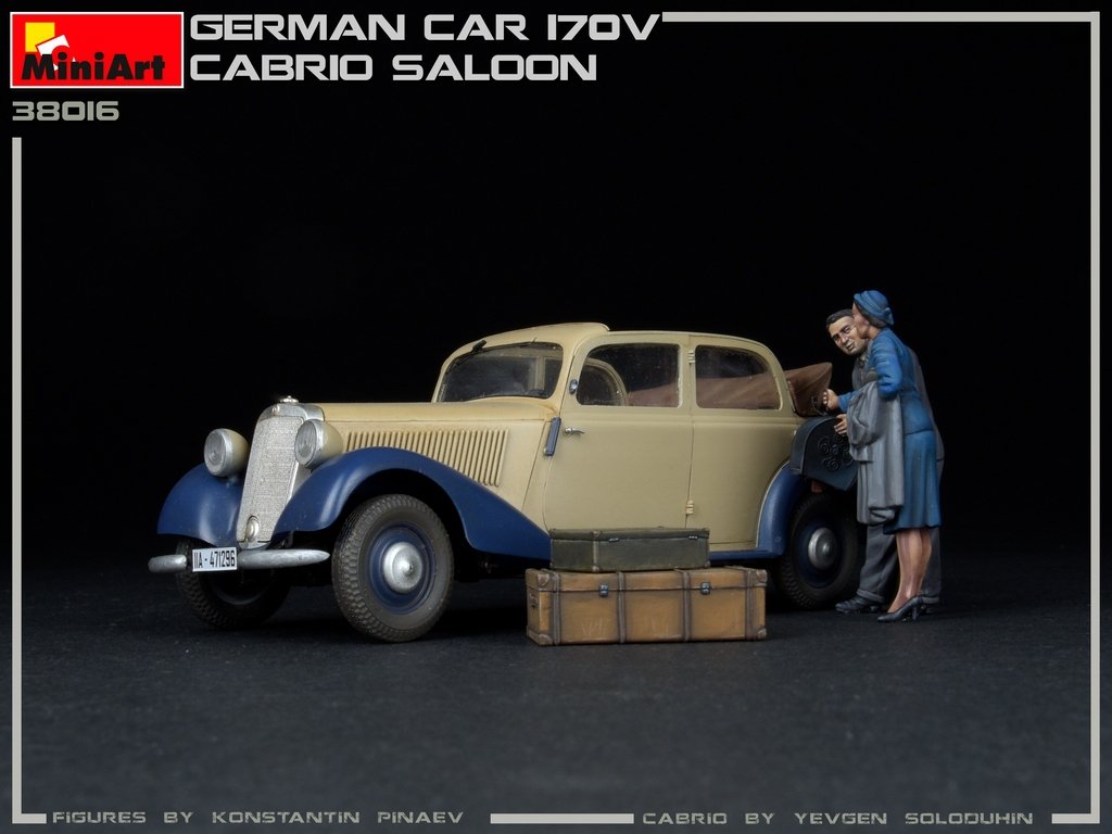 MiniArt 38016 GERMAN CAR 170V CABRIO SALOON 1/35 – imagen 2