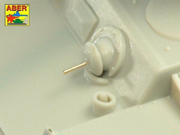 Aber 72L-70 Russian 107 mm ZIS-6 tank barrel for KV-2 1/72 – imagen 9