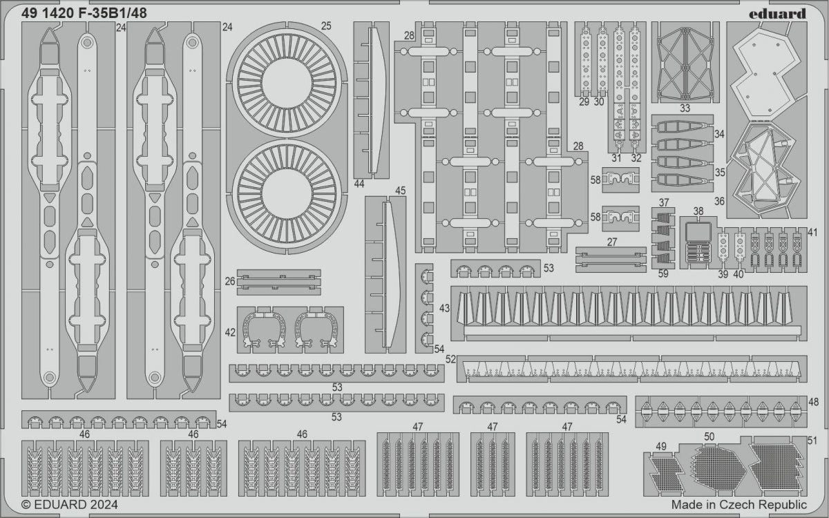 Eduard 491420 F-35B TAMIYA 1/48 – immagine 2