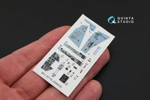 Quinta Studio QD48067 Su-25 3D-Printed &amp;amp; coloured Interior on decal paper (for KP kit) 1/48 – immagine 4