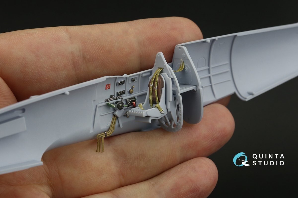 Quinta Studio QD48144 Spitfire PR.XIX 3D-Printed &amp;amp; coloured Interior on decal paper (Airfix) 1/48 – Bild 9