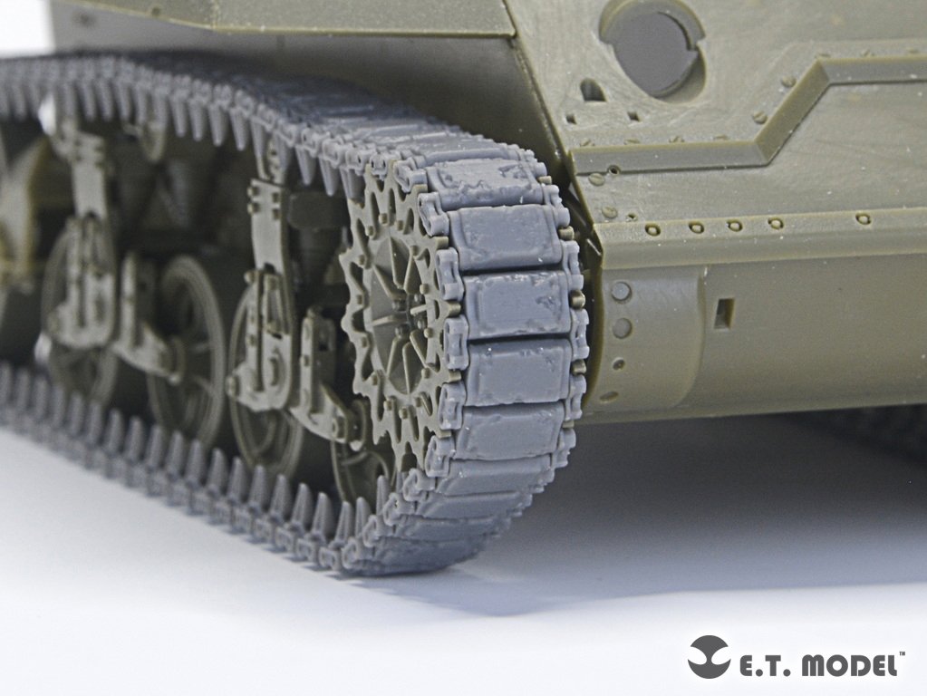 E.T. Model P35-038 WWII US ARMY M3/M5 Stuart Light Tank T16 Workable Track ( 3D Printed ) 1/35 – Bild 6