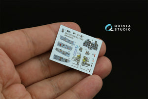 Quinta Studio QDS-72168 Su-17M3 3D-Printed coloured Interior on decal paper (Modelsvit) (small version) 1/72 – imagen 3