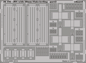 Eduard 36195 sWS with 20mm Flakvierling GREAT WALL HOBBY 1/35 – imagen 2