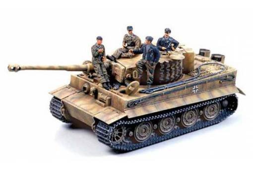 Tamiya 25401 Tiger I allemand, version tardive, avec commandant et équipage d&amp;#39;élite – image 2