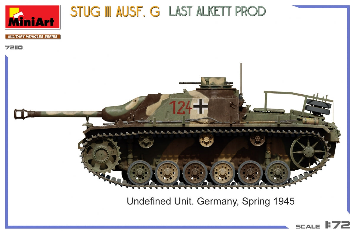 MiniArt 72110 StuG III Ausf. G Last Alkett Prod 1/72 – imagen 11
