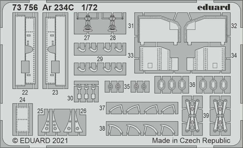 Eduard 73756 Ar 234C HOBBY 2000/DRAGON 1/72 – immagine 2