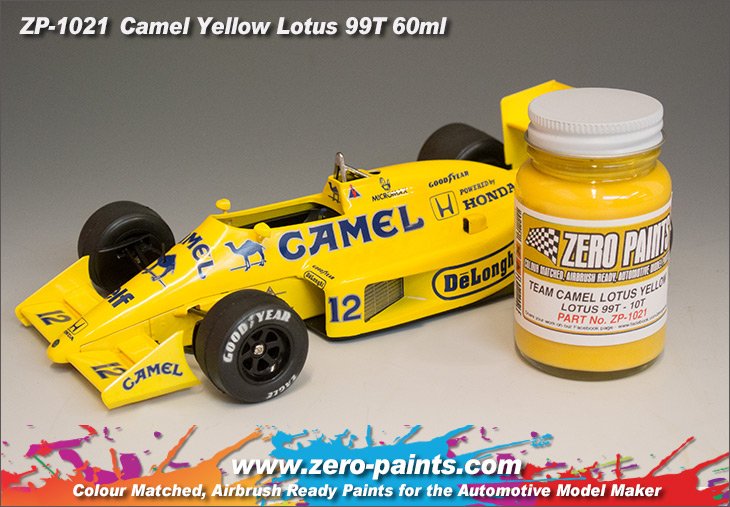 Zero Paints ZP-1021 Team Camel Lotus Yellow (99T -100T) Paint 60ml – zdjęcie 2