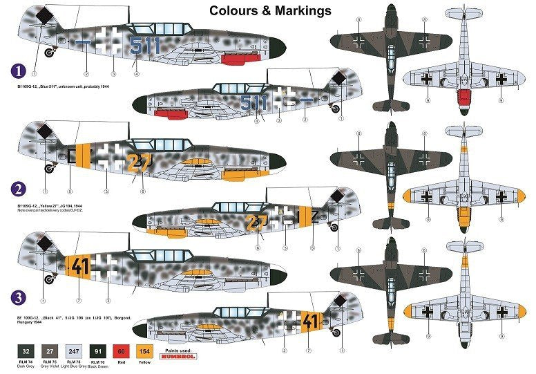 AZ Model AZ7616 Bf 109G-12 1/72 – zdjęcie 3
