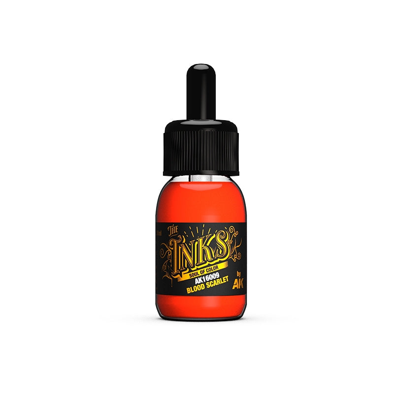 AK Interactive AK16009 BLOOD SCARLET – ENCRE 30 ml