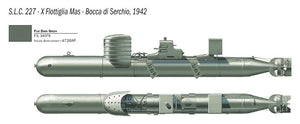 Italeri 5621 S.L.C. MAIALE with crew 1/35 – immagine 3