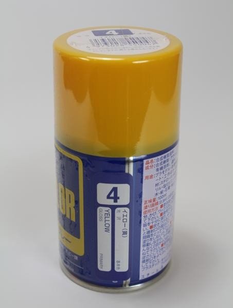 Mr.Hobby S-004 S004 Yellow - (Gloss) Spray – immagine 2