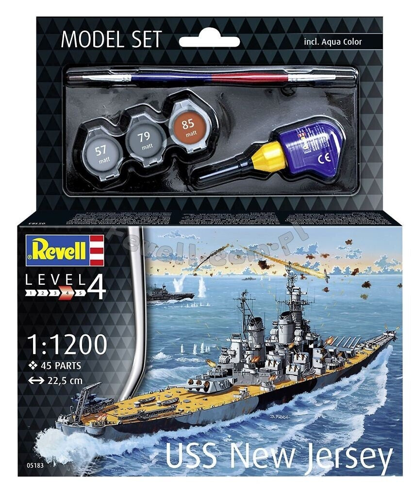 Revell 65183 Maquette USS New Jersey au 1/1200