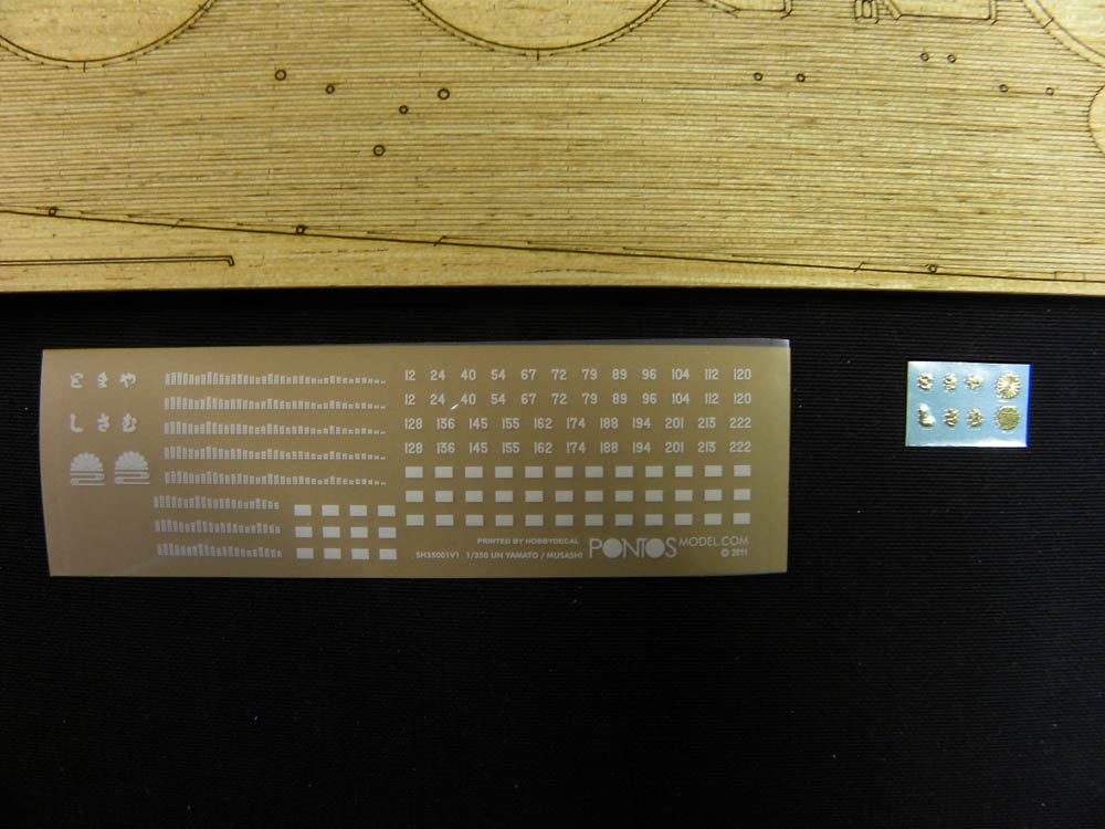 Pontos 35029WD1 IJN Yamato Wooden Deck set 1945 1/350 – zdjęcie 2