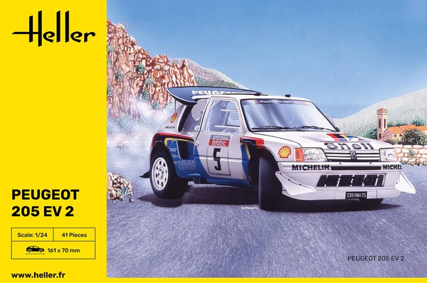 Heller 80716 Peugeot 205 EV 2 1/24