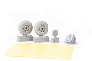 Eduard 648986 P-51B / C wheels diamond tread EDUARD 1/48 – imagen 3