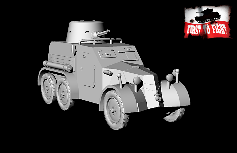 First To Fight PL095 Panzerspähwagen 30(t) Tatra OA vz 30 1/72 – imagen 3