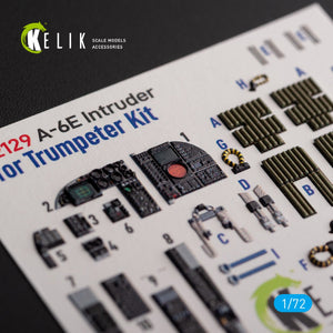 KELIK K72129 A-6E Intruder - interior 3D decals for Trumpeter kit 1/72 – imagen 2