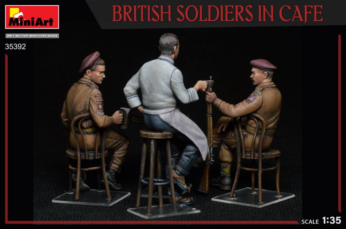 MiniArt 35392 BRITISH SOLDIERS IN CAFE 1/35 – imagen 6