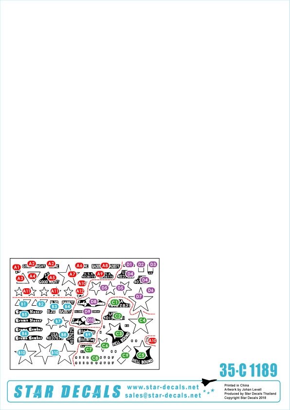 Star Decals 35-C1189 Artillerie américaine 1re Guerre de Corée 1950-53 1/35 – image 2