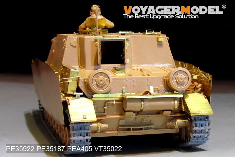 Maquette Voyager PE35922 Sturmpanzer IV Brummbar allemand de la Seconde Guerre mondiale, version de base, pour Tamiya 35353, échelle 1/35  – image 14