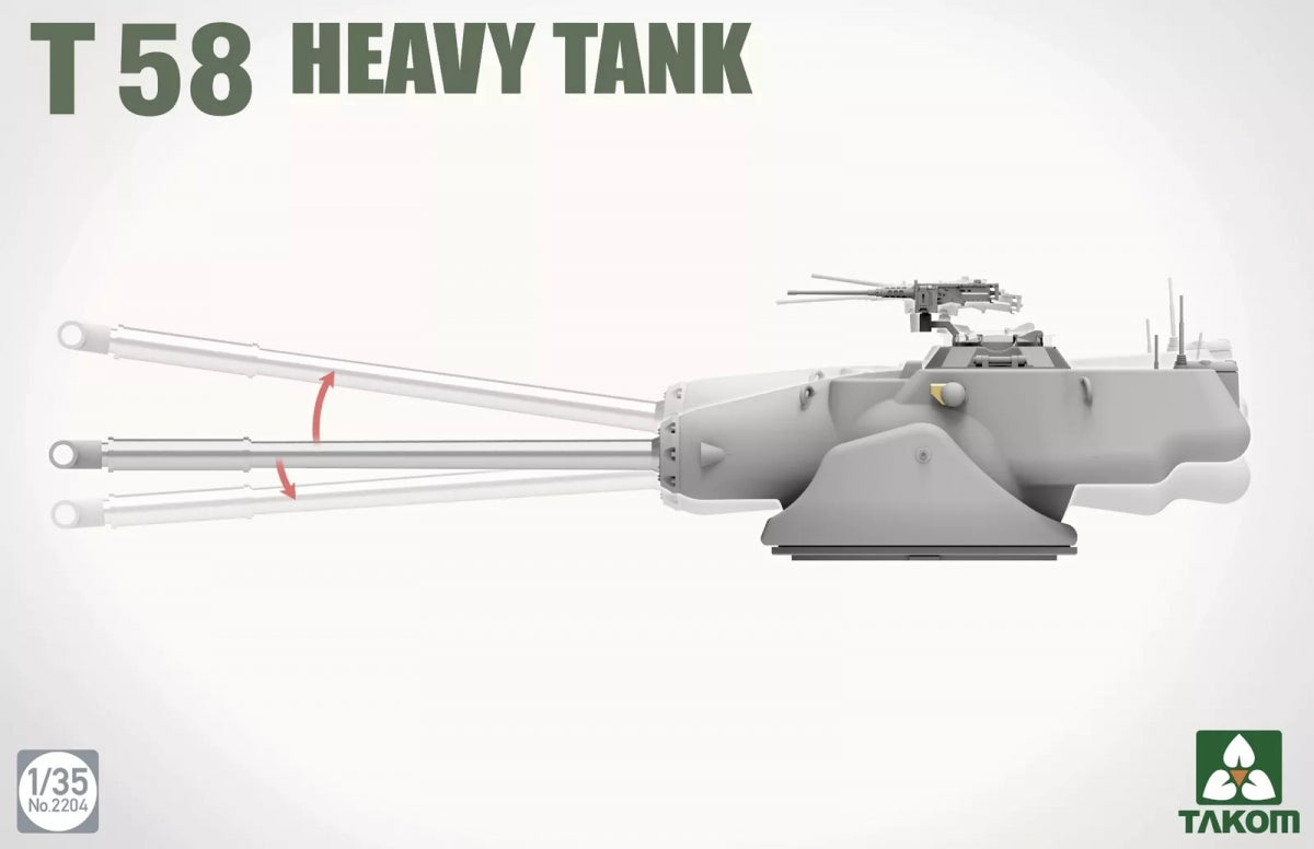 Takom 2204 T58 Heavy Tank 1/35 – imagen 4