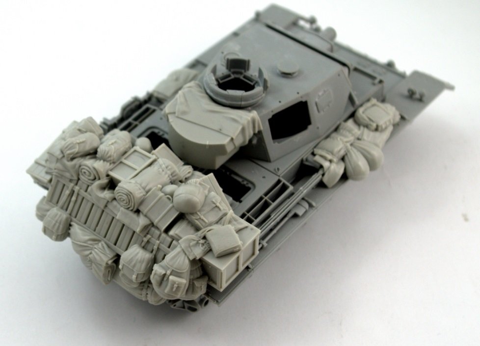 Ensemble de rangement Panzer Art RE35-539 pour Pz.Kpfw III (Ausf JN) 1/35 – image 3