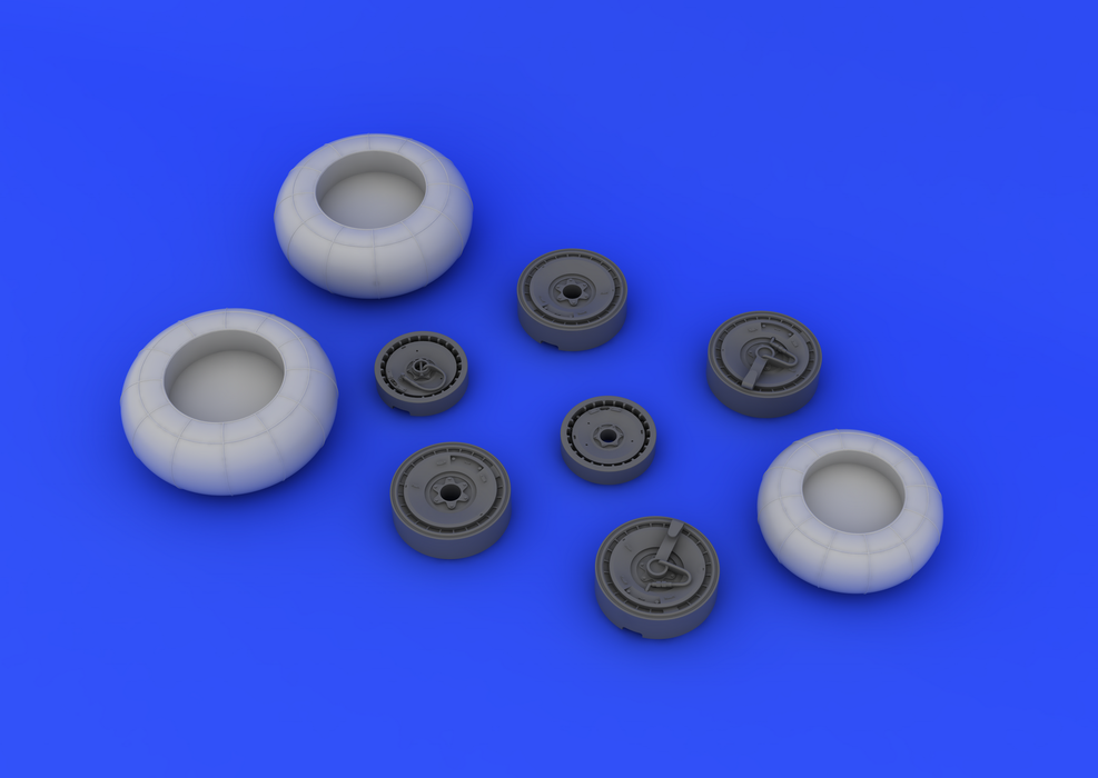 Eduard 632042 Do 335B wheels 1/32 (HONG KONG MODELS) – zdjęcie 2