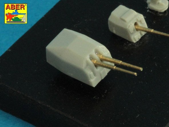 Aber 1/700L-34 Set of Barrels for Narvic classe destroyers type 1936A: 150mm x 5; 37mm x 8; 37mm(M42) x 10; 1/700 – imagen 4