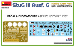 Mini Art 35362 StuG III Ausf. G FEB 1943 ALKETT PROD. WITH WINTERKETTEN 1/35 – zdjęcie 2